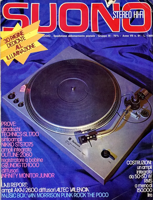 Suono n° 61 rivista numero singolo vintage