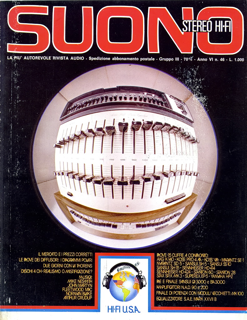 Suono n° 46 rivista numero singolo hi-fi cuffie