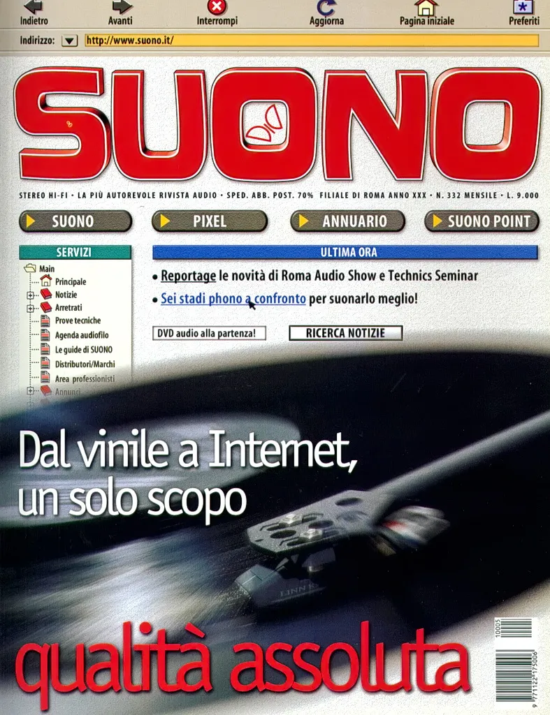 Suono n° 332 rivista numero singolo hi-fi