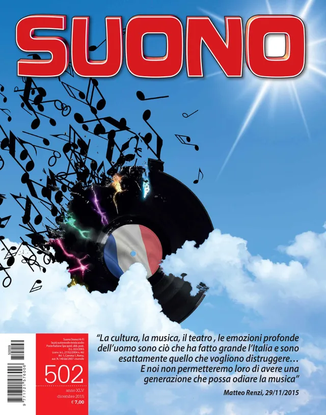 Suono n° 502 rivista numero singolo cuffie