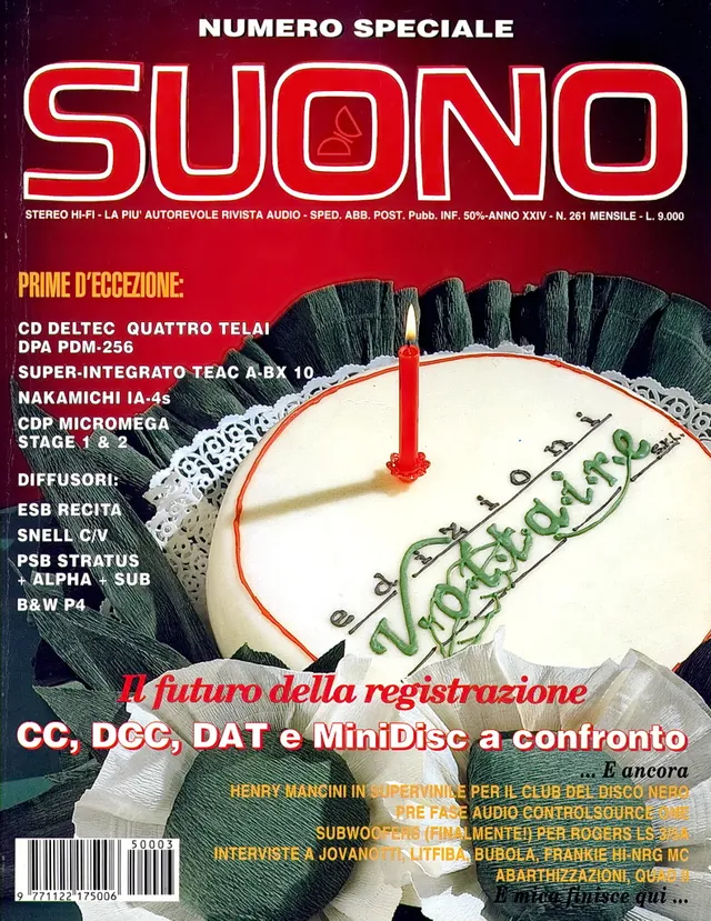 Suono n° 261 rivista numero singolo diffusori