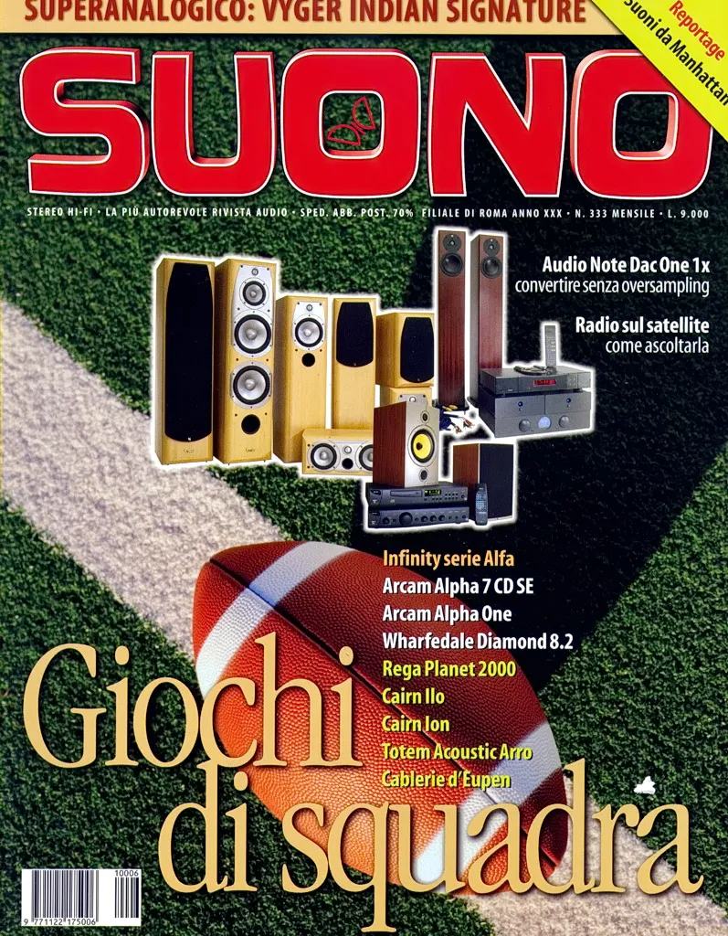Suono n° 333 rivista hi-fi numero singolo cartaceo