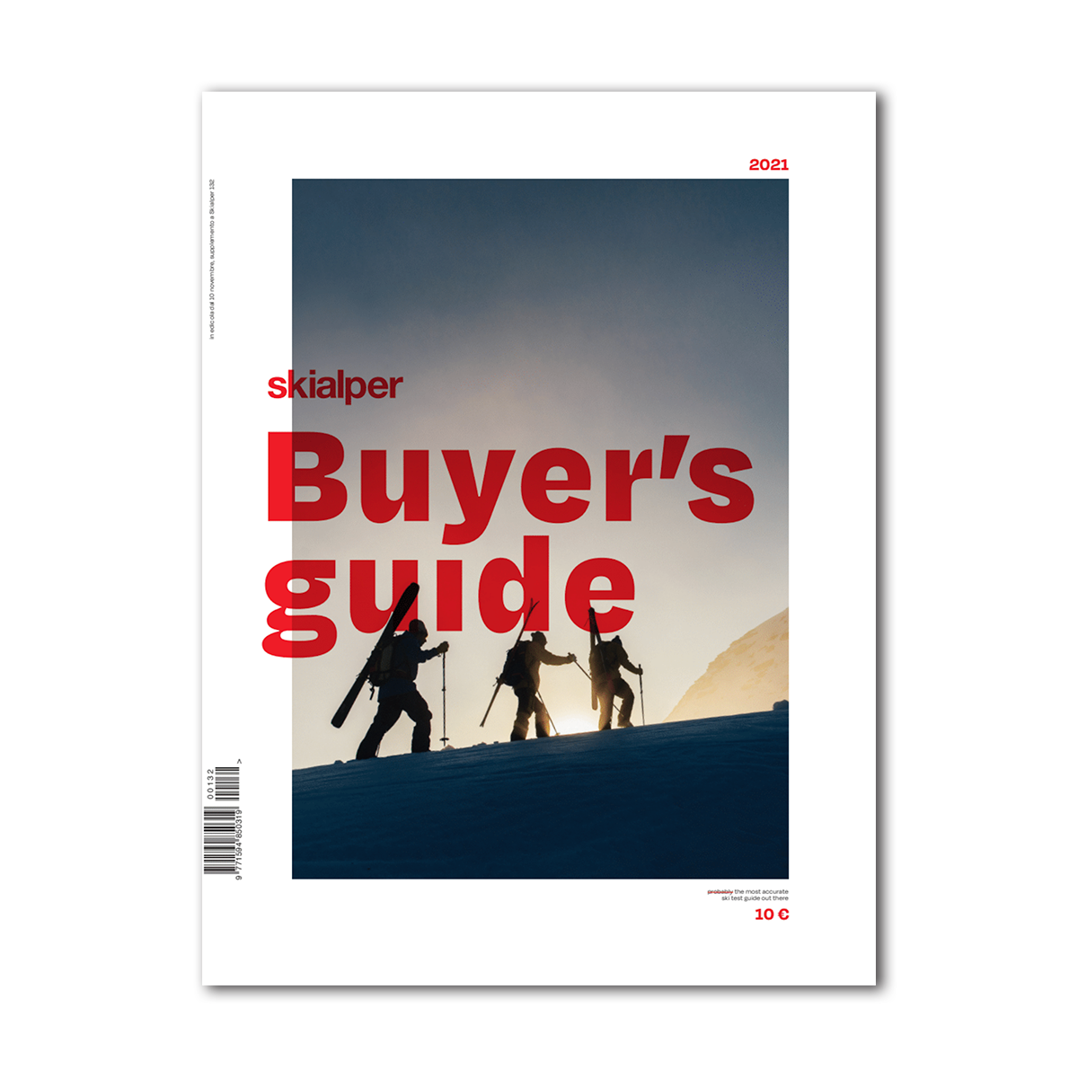Skialper Buyer's Guide 2021 rivista numero singolo sci scialpinismo