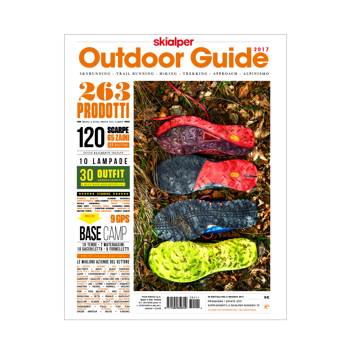 Skialper Outdoor Guide 2017 rivista numero singolo 273 test