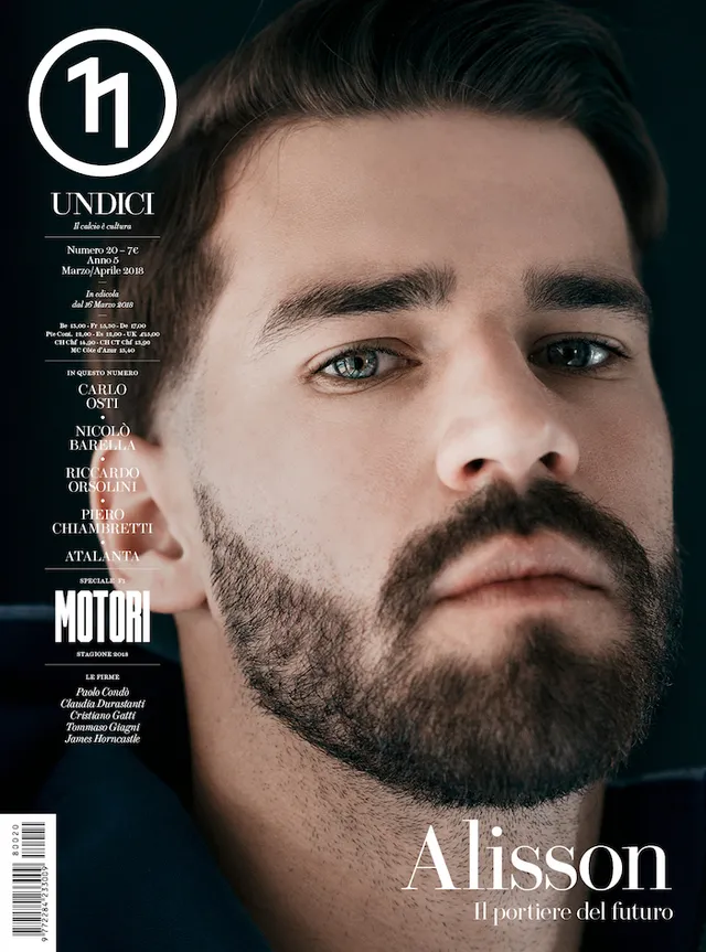 Undici Magazine n°20 rivista numero singolo Alisson