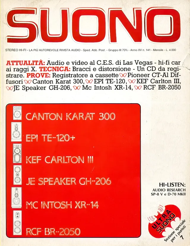 Suono n° 141 rivista numero singolo hi-fi