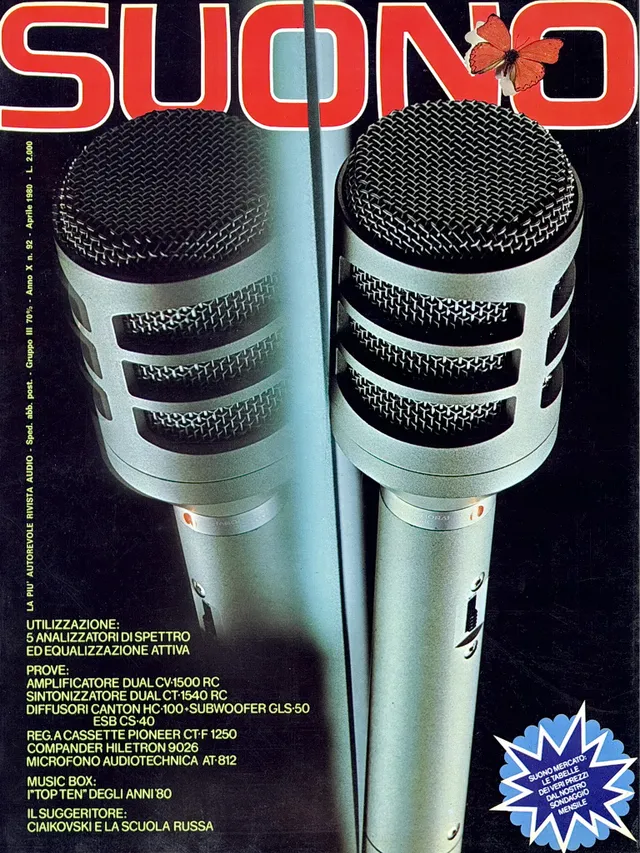 Suono n° 92 rivista numero singolo equalizzatori
