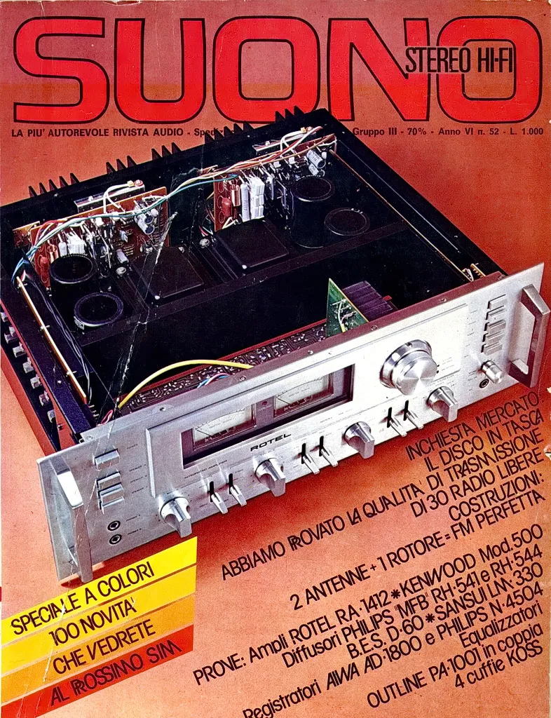 Suono n° 52 rivista numero singolo hi-fi
