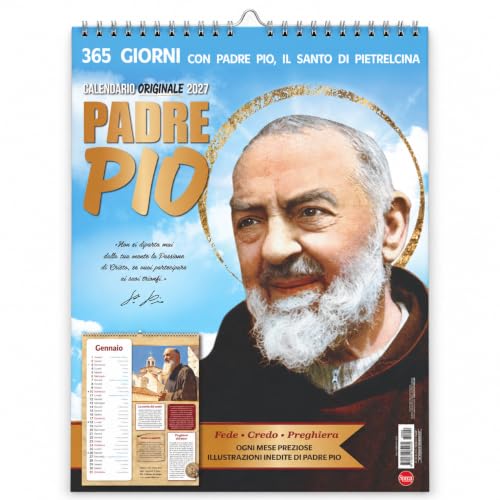 Sprea Padre Pio 2027 calendario con preghiere e citazioni