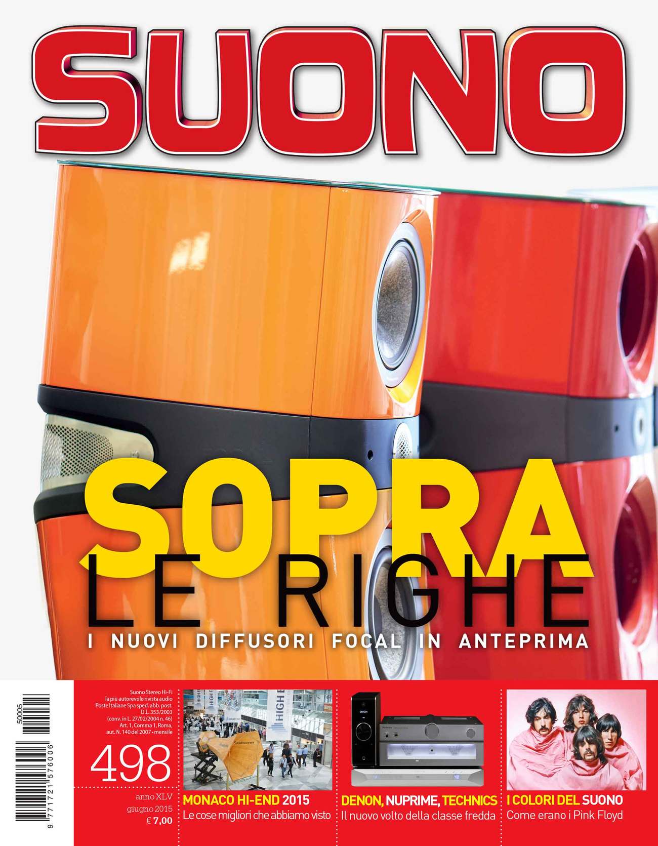 Suono n° 498 rivista digitale Pink Floyd hi-end