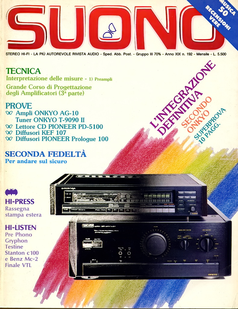 Suono n° 192 rivista numero singolo hi-fi