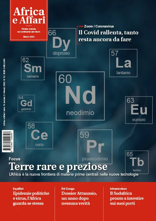 Africa e Affari marzo 2022 Terre rare rivista digitale numero singolo