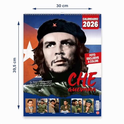 Sprea Che Guevara 2026 calendario da parete con foto a colori