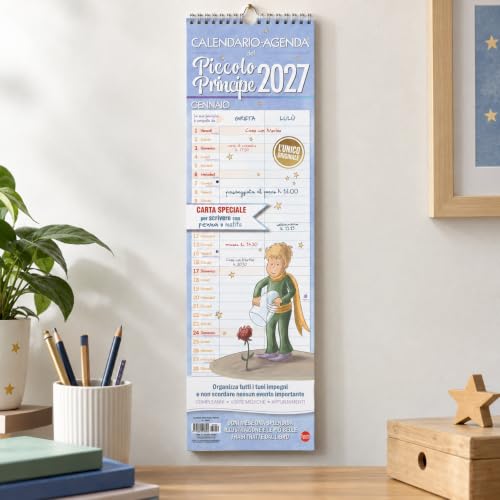 Sprea Piccolo Principe 2027 calendario agenda da parete