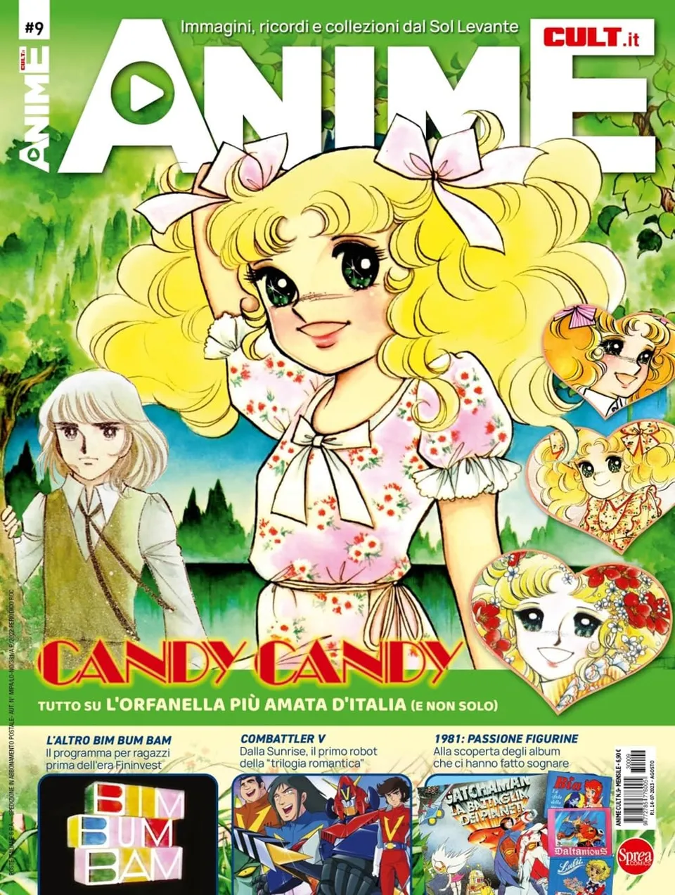 Sprea Anime Cult Candy Candy Vol. 9 rivista numero singolo