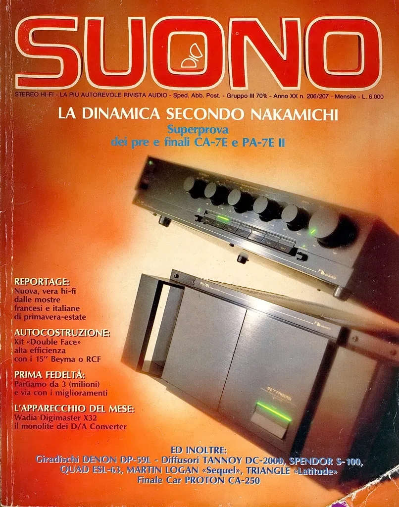 Suono n° 206/207 rivista numero doppio hi-fi