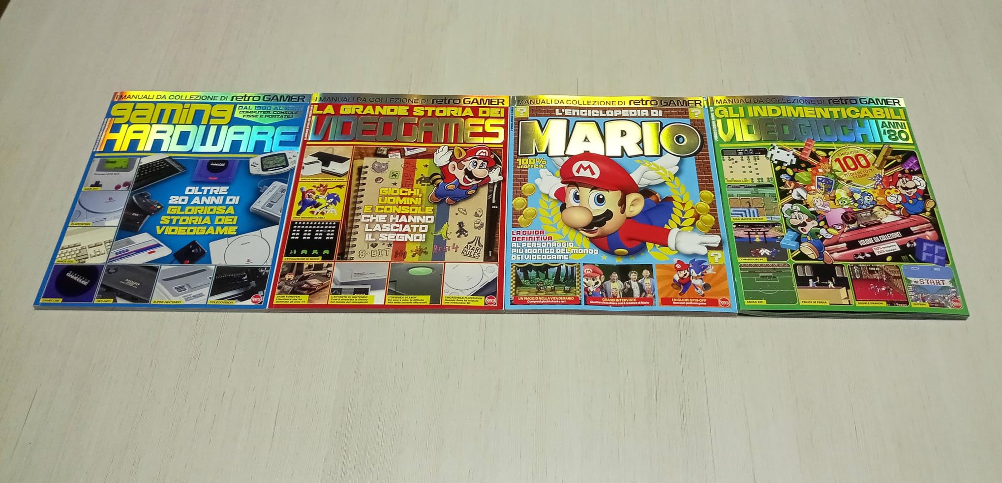 Sprea Retro Gamer La grande storia dei videogames libro collezione
