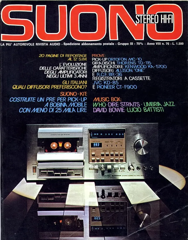 Suono n° 76 rivista numero singolo hi-fi