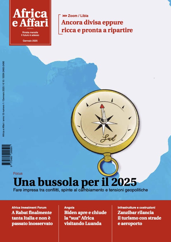 Africa Affari Edizione cartacea gennaio 2025 rivista Bussola 2025