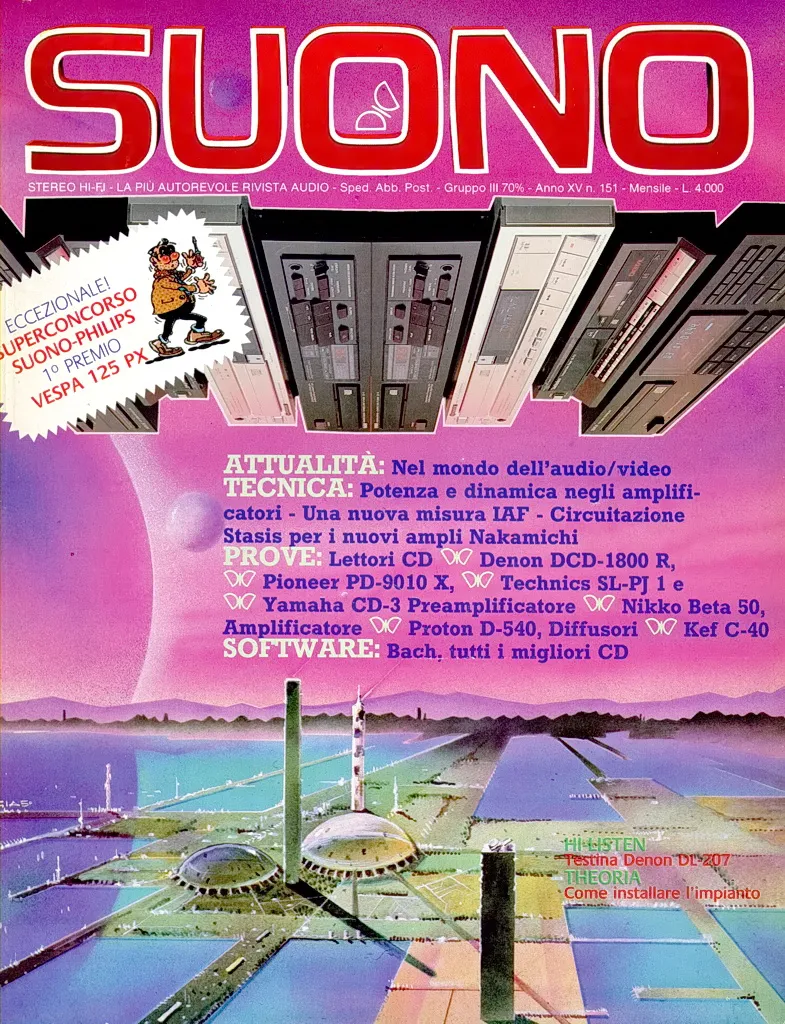 Suono 151 rivista numero singolo lettori CD hi-fi