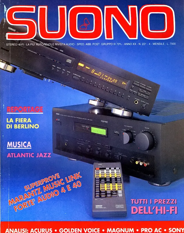 Suono n° 221 rivista numero singolo arretrato 1991