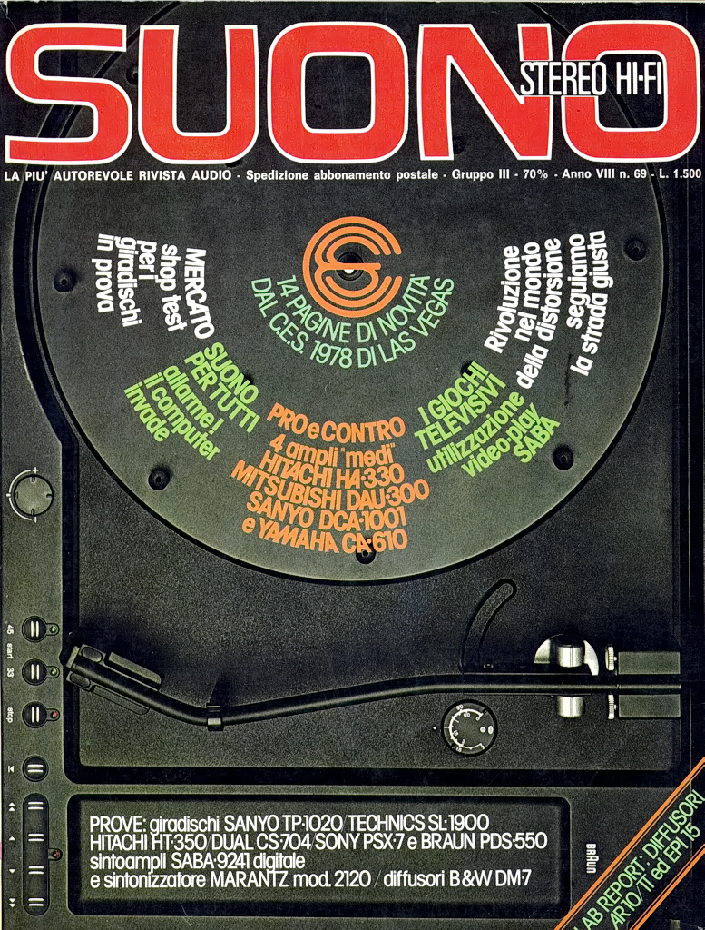 Suono n° 69 rivista numero singolo vintage