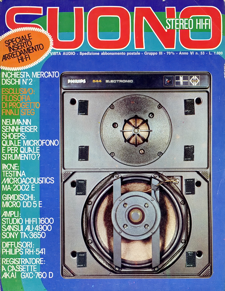Suono n° 53 rivista numero singolo vintage