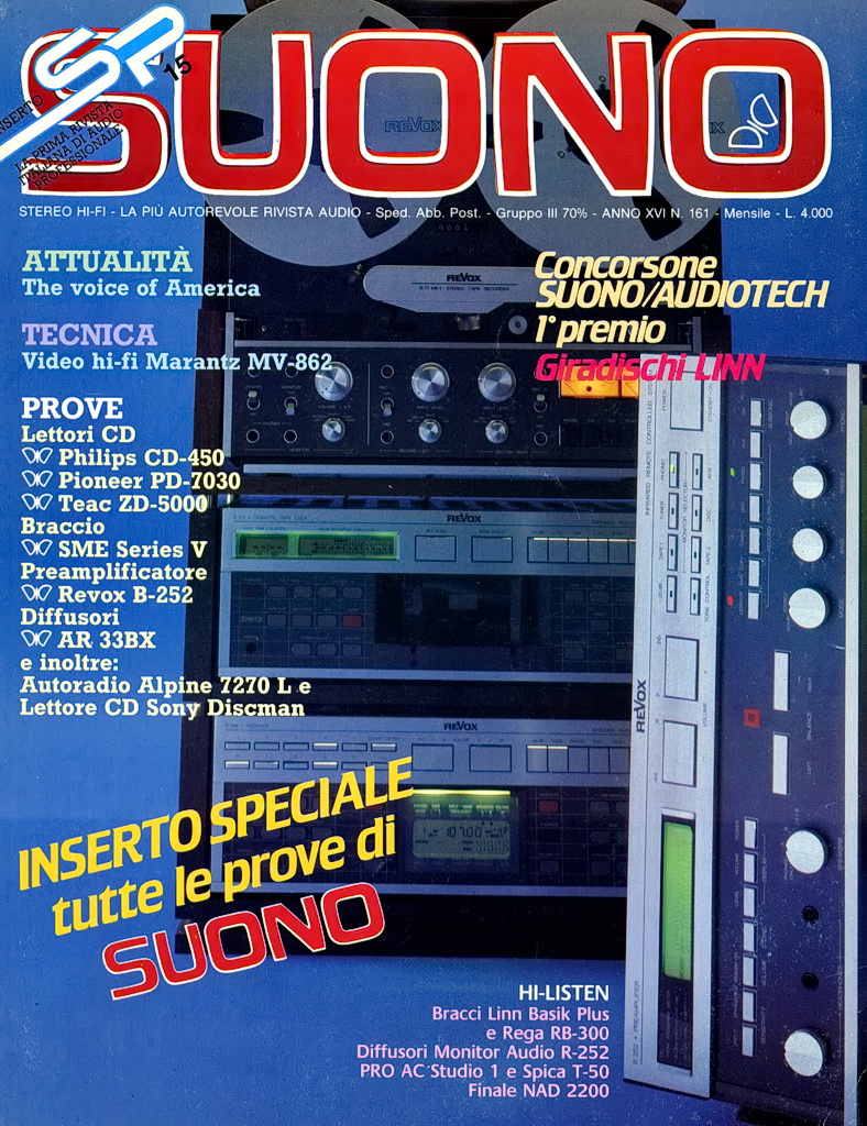 Suono n° 161 rivista numero singolo hi-fi