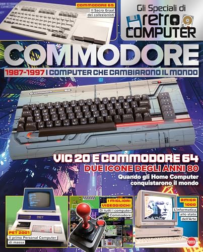 Sprea Commodore 1977-1987 fumetto speciale Retro Computer
