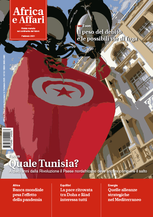 Africa e Affari febbraio 2021 Tunisia rivista digitale numero singolo