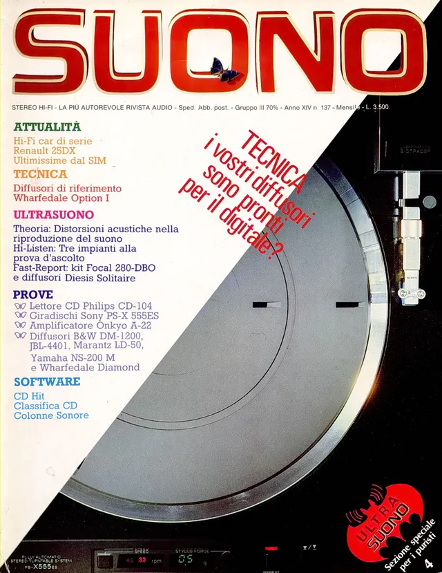 Suono n° 137 rivista numero singolo hi-fi