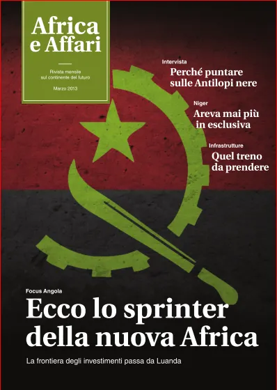 Africa Affari marzo 2013 rivista digitale Angola sprinter Africa