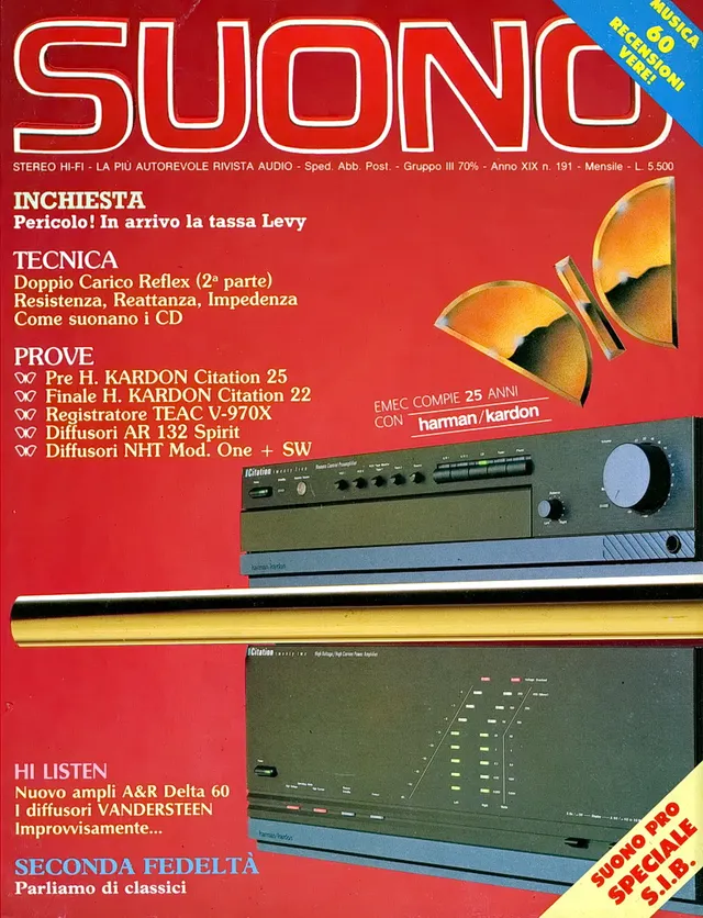 Suono n° 191 rivista numero singolo hi-fi