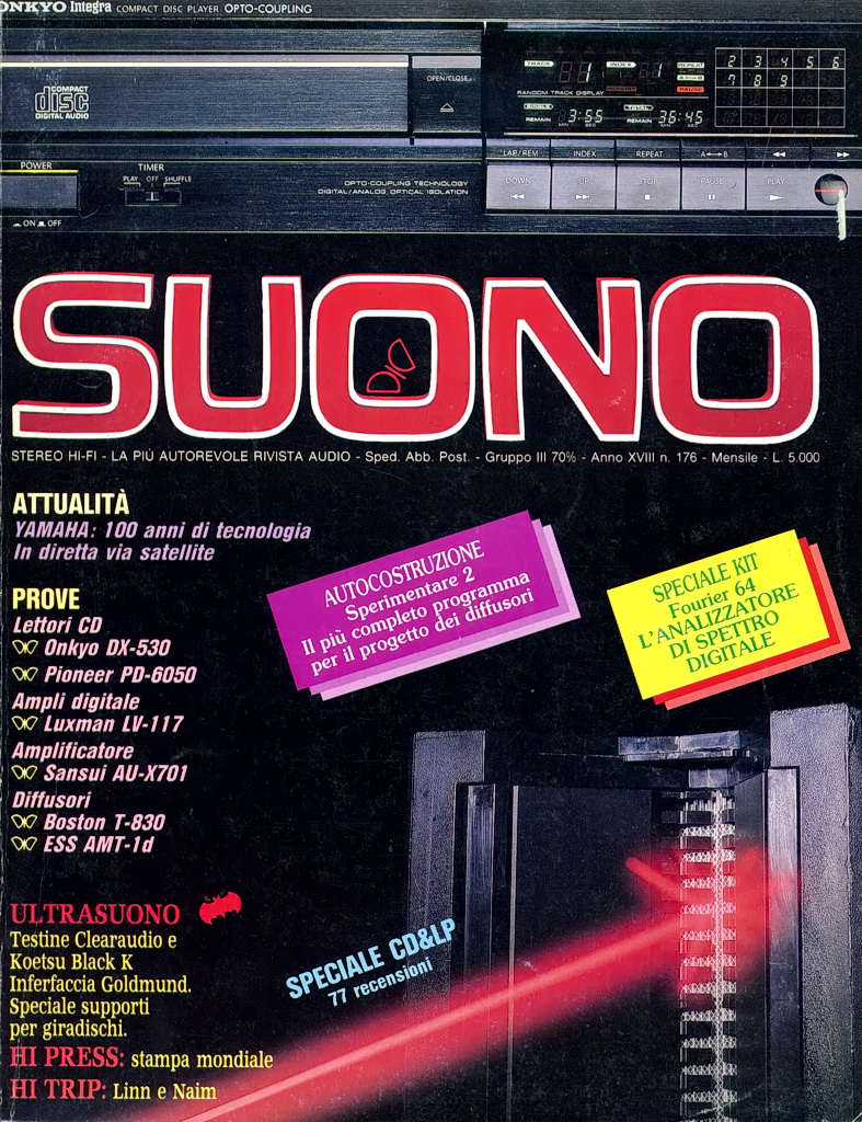 Suono n° 176 rivista numero singolo hi-fi