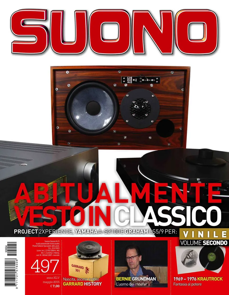 Suono n°497 rivista digitale vinile Yamaha