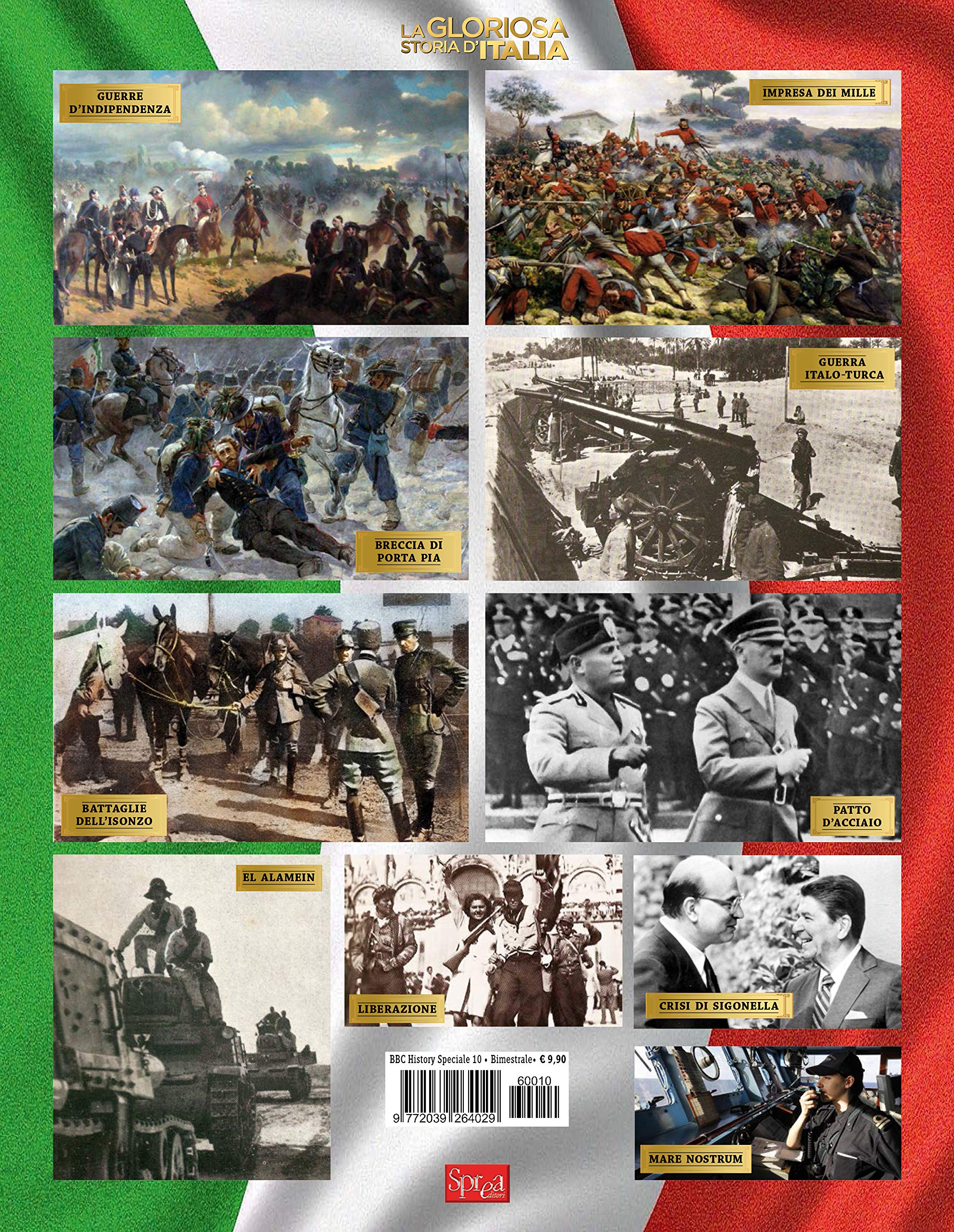 Sprea Speciali Gloriosa Storia d'Italia rivista numero singolo