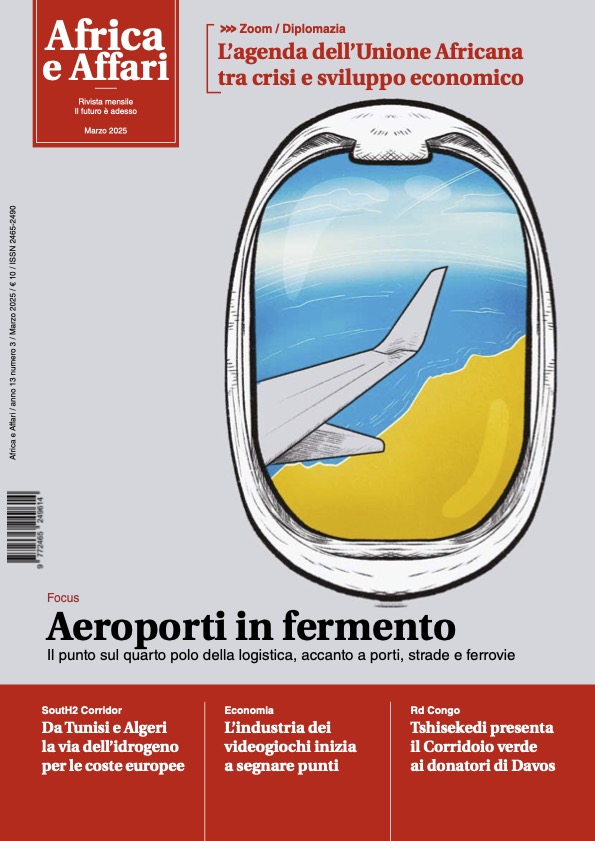 Africa e Affari marzo 2025 rivista numero singolo digitale Aeroporti