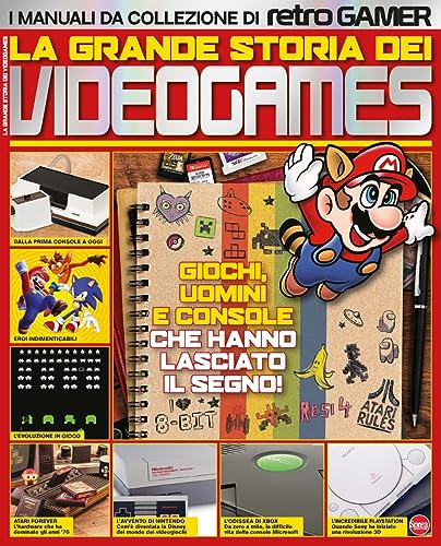 Sprea Retro Gamer La grande storia dei videogames libro collezione