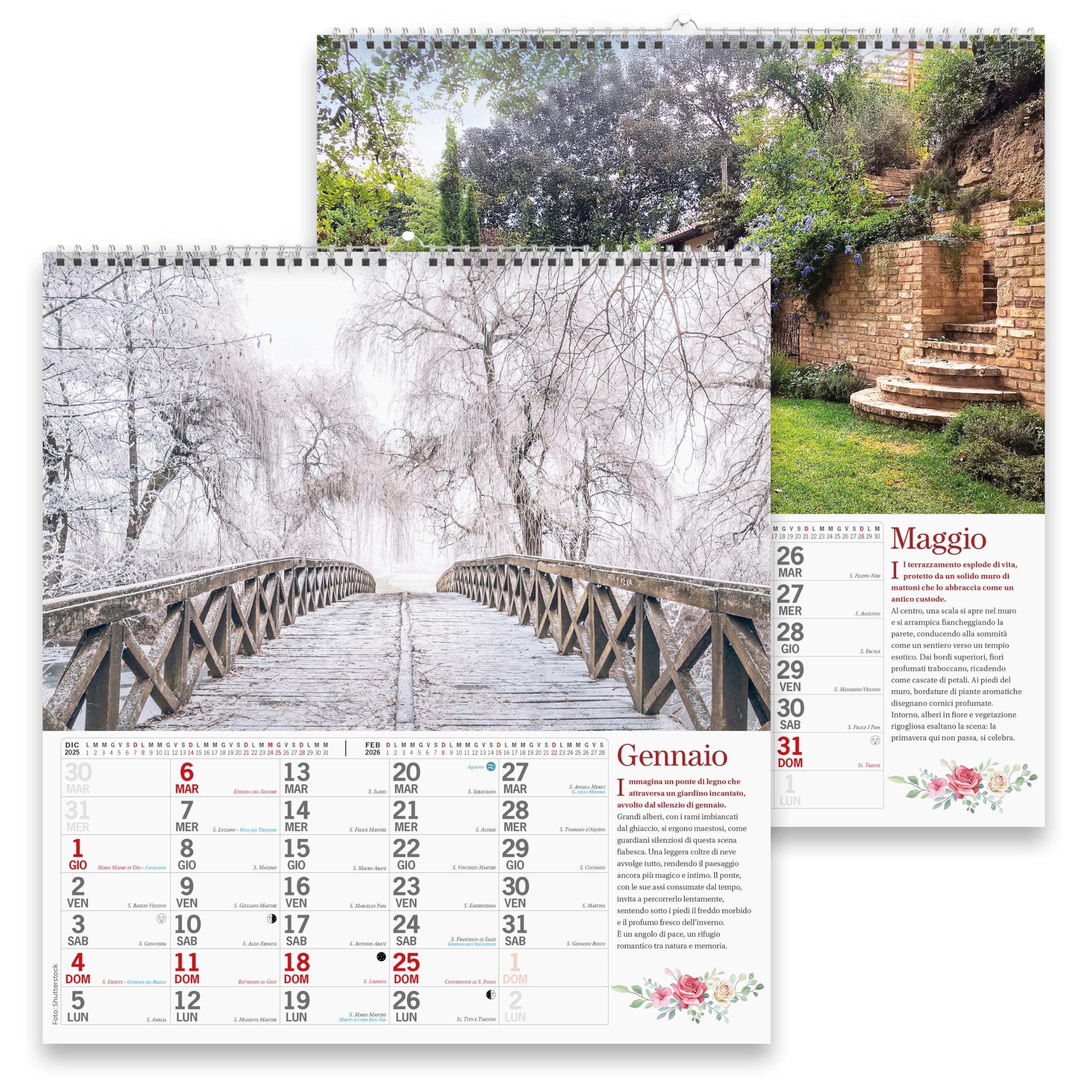 Sprea Giardino Antico Magnum 2026 calendario da parete