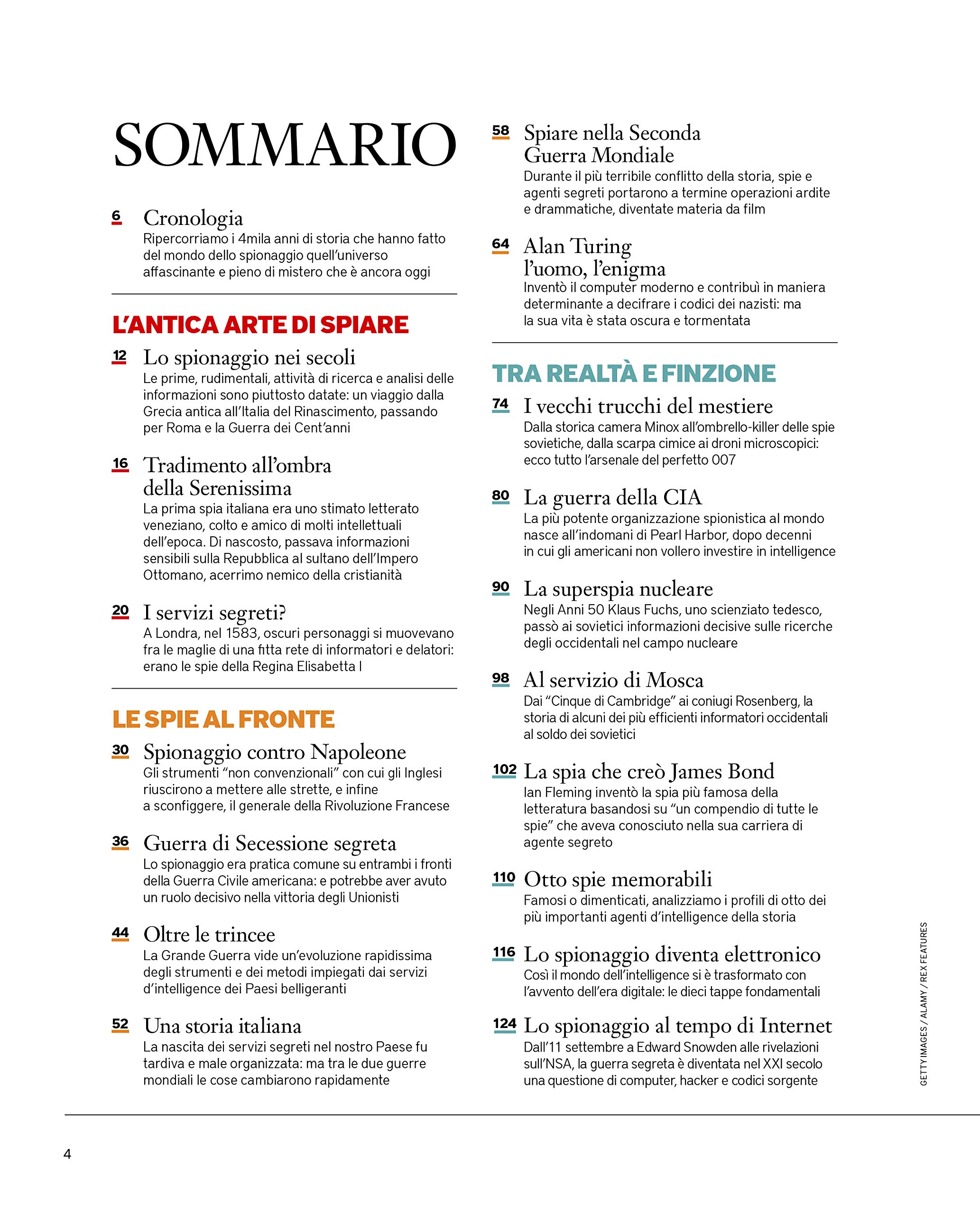 Sprea Speciali Spionaggio La storia segreta delle spie rivista