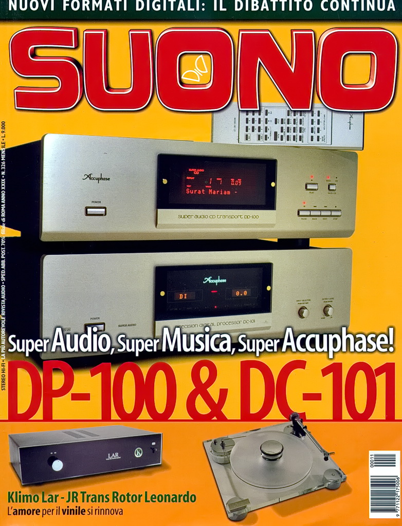 Suono n°326 rivista hi-fi Accuphase Rotel Teac