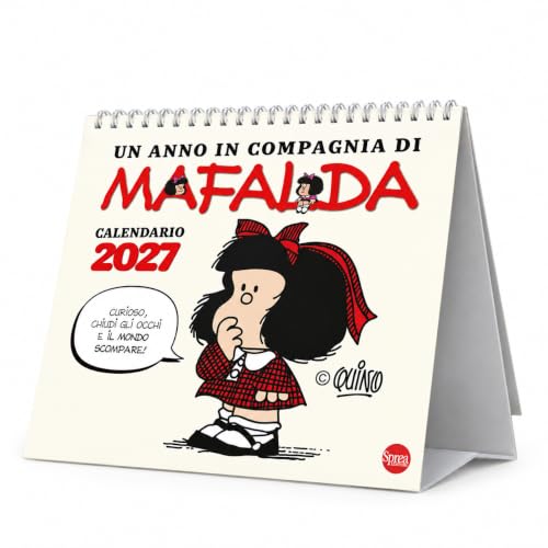 Sprea Mafalda Calendario tavolo 2027 fumetto Quino