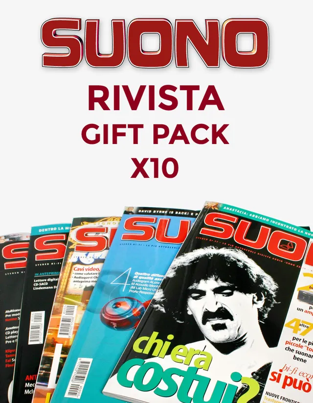 Suono Gift Pack X10 rivista carta 10 numeri