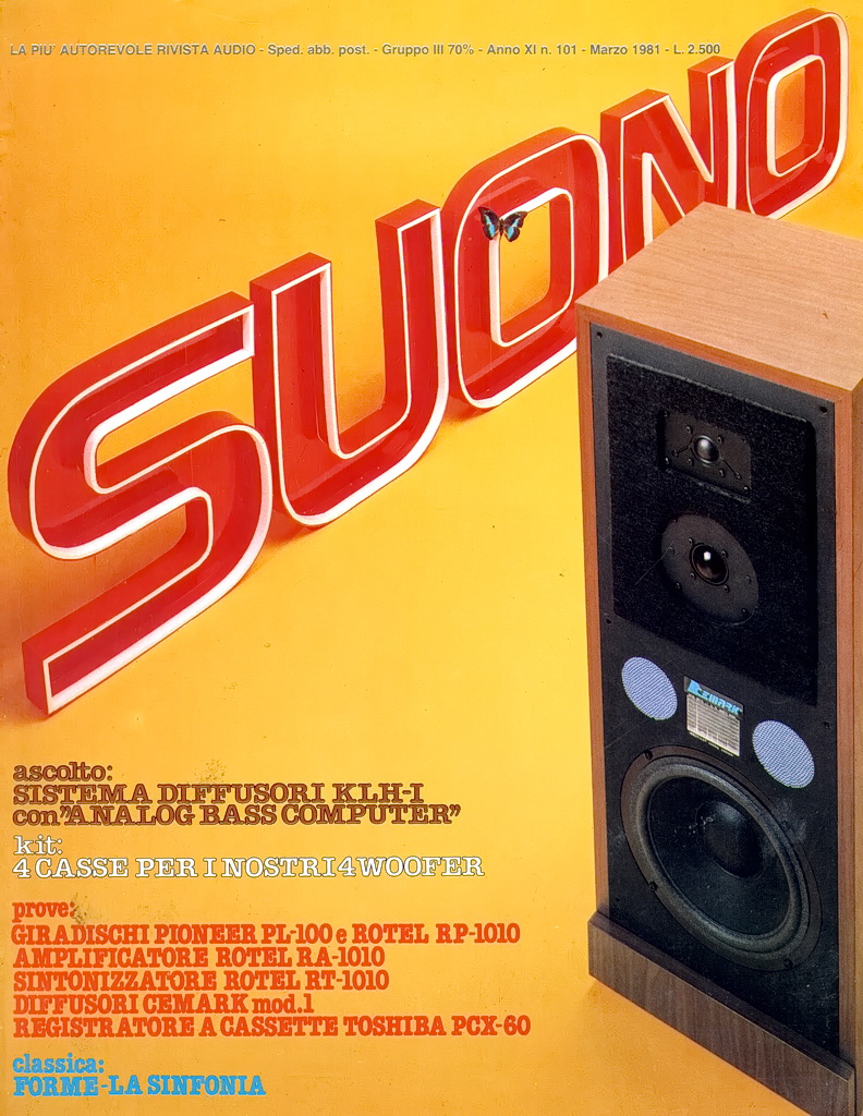 Suono n° 101 rivista numero singolo hifi 1981