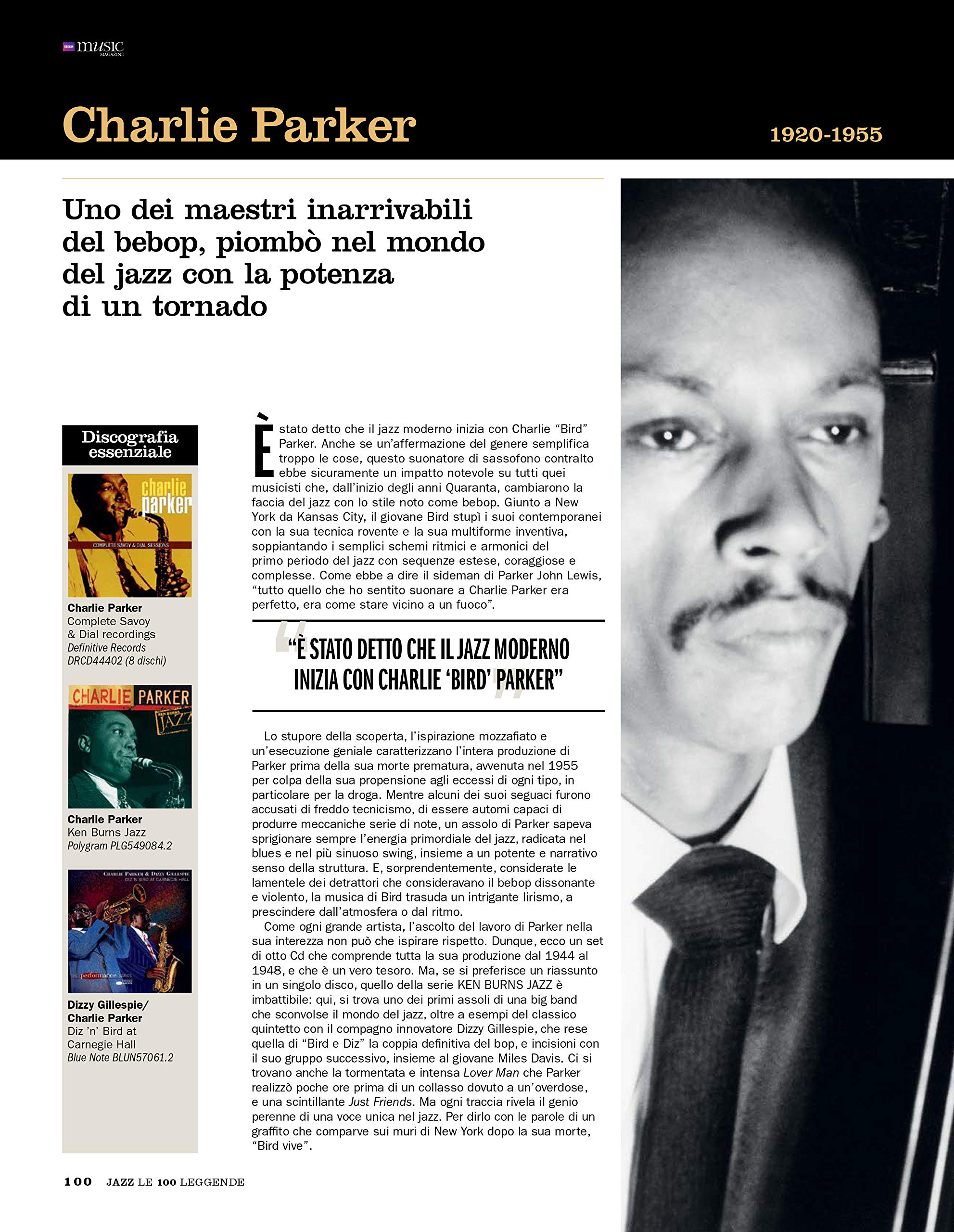 Sprea Speciali Jazz Le 100 leggende rivista numero singolo