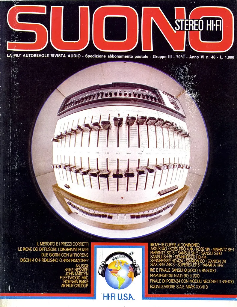 Suono n° 46 rivista numero singolo hi-fi cuffie