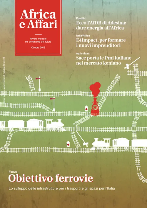 Africa e Affari ottobre 2015 rivista numero singolo digitale Ferrovie