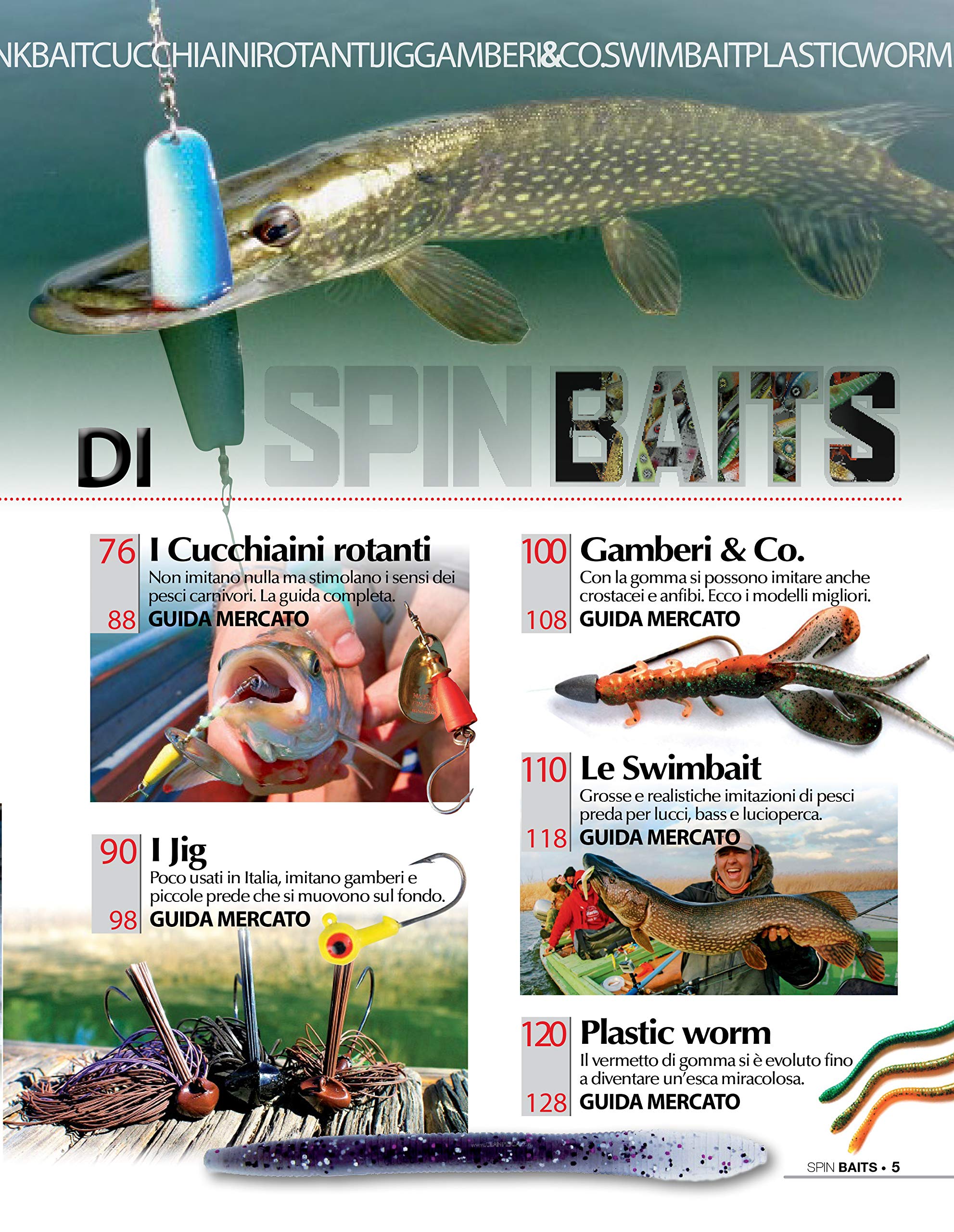 Sprea Speciali SpinBaits rivista numero singolo pesca