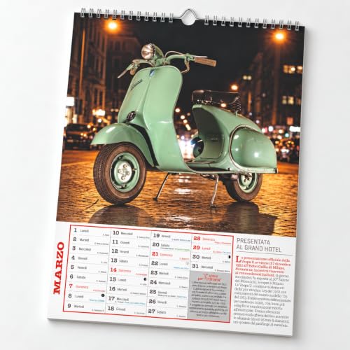 Sprea Officina del Vespista 2027 calendario Vespa parete
