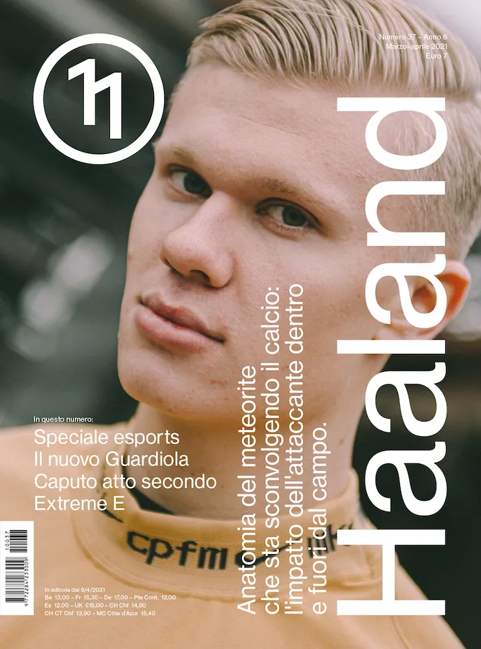 Undici N°37 rivista numero singolo Haaland Inter